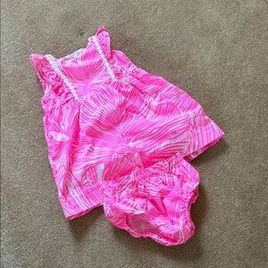 Lilly Pulitzer Pink and White 18-24 Month Matching Set